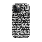 Stephen Sprouse - Tough Case for iPhone® - Black/White